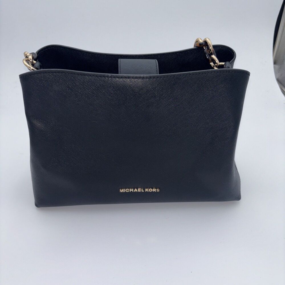 Michael Kors Black Shoulder Bag With Crossbody